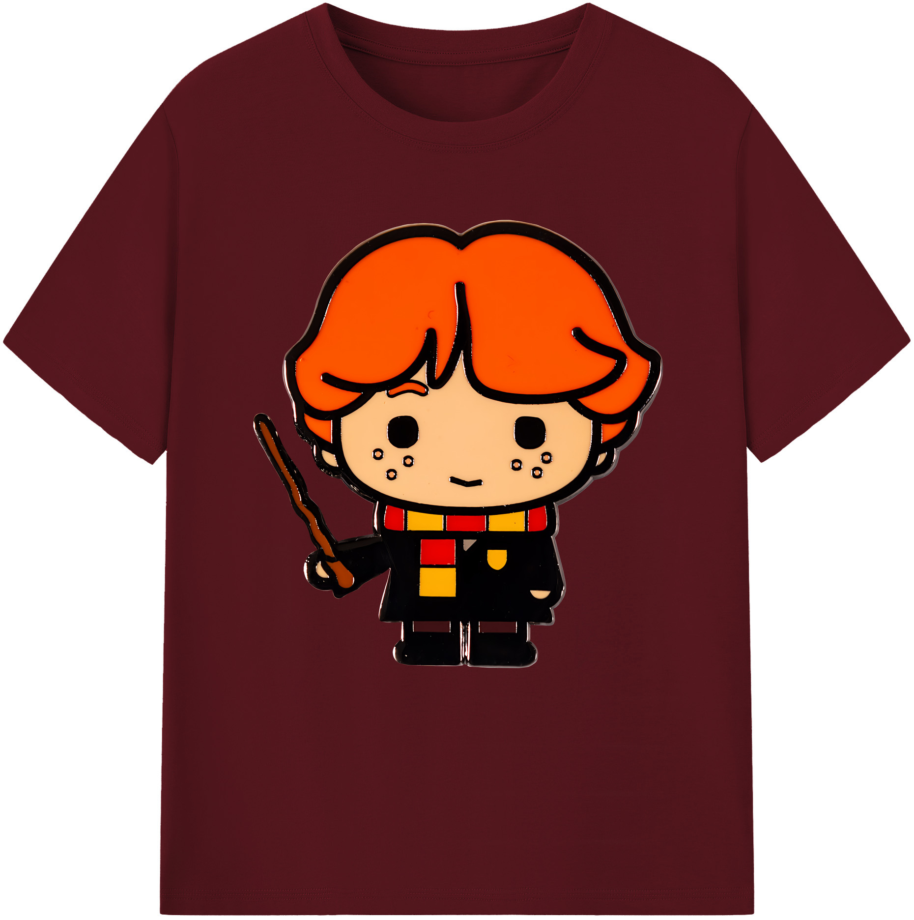 （画像用） Harry Potter ハリー・ポッターシリーズ 綿100％半袖Tシャツ（フロントプリント）